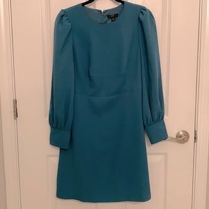 J.Crew Teal shift dress